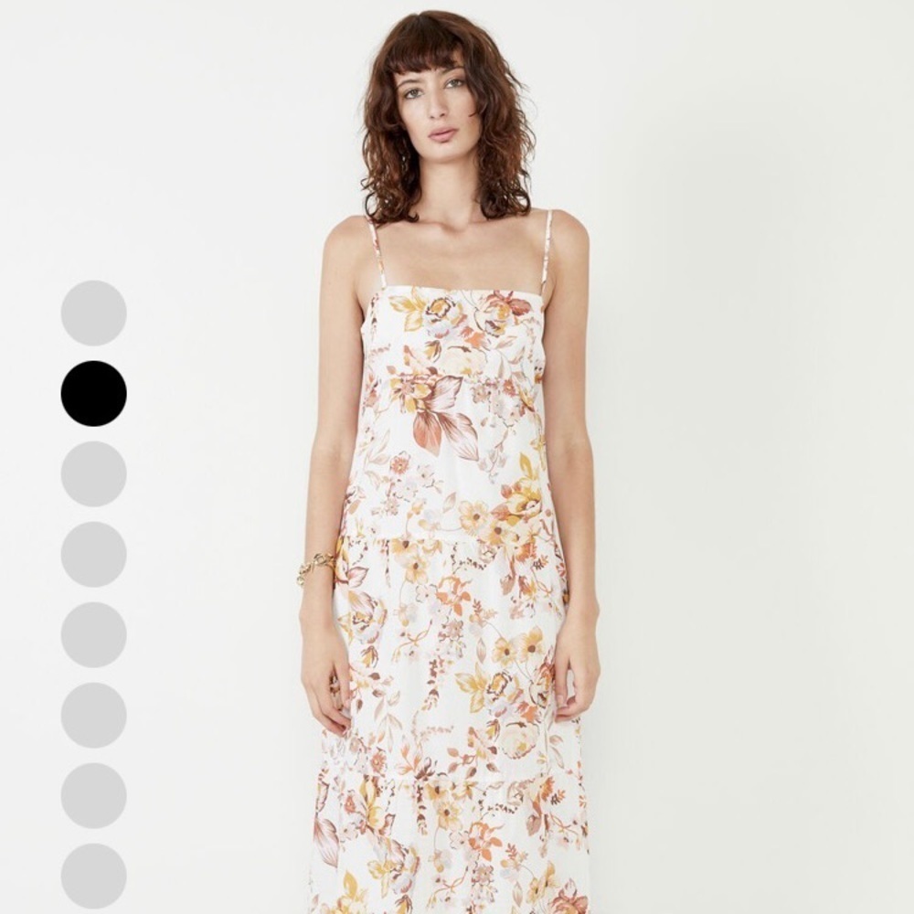 NWT Bardot Floral A Line Tiered Maxi Dress reg $159 size 10 - Picture 3 of 12